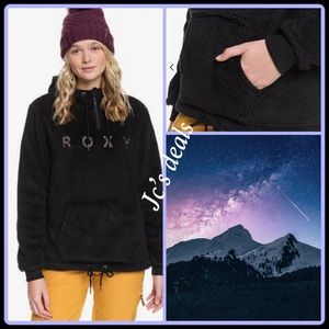 ✨ Roxy women’s pluma Sherpa hoodie sweater ✨